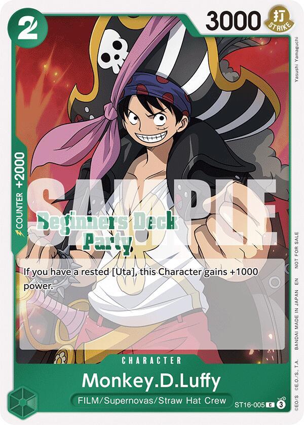 Monkey.D.Luffy (Beginners Deck Party)