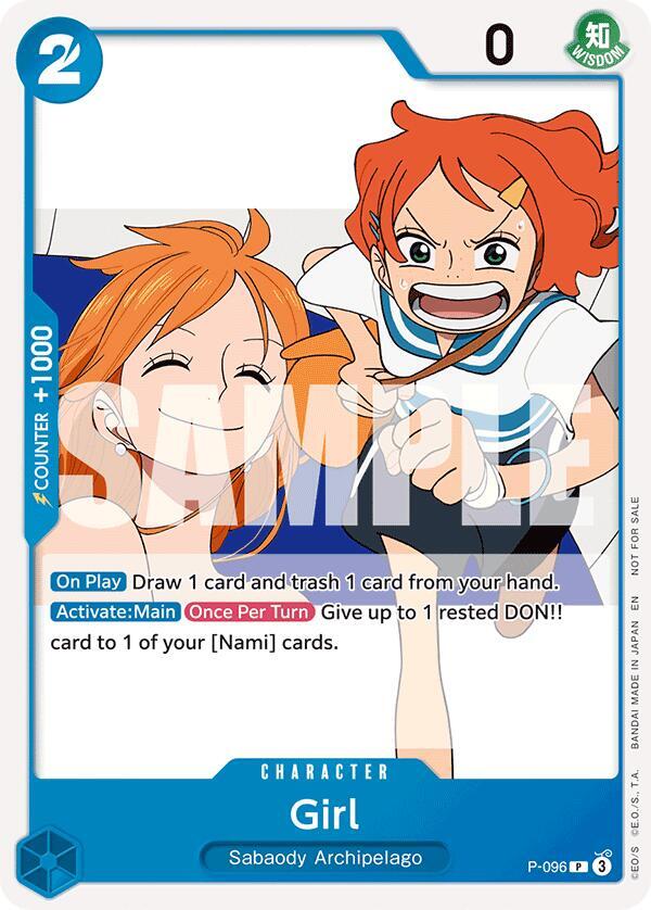 Girl (OP14 Release Event) - One Piece Promotion Cards (OP-PR)