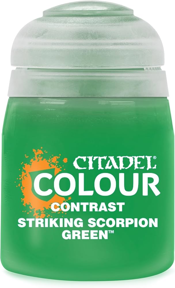 Contrast: Striking Scorpion Green