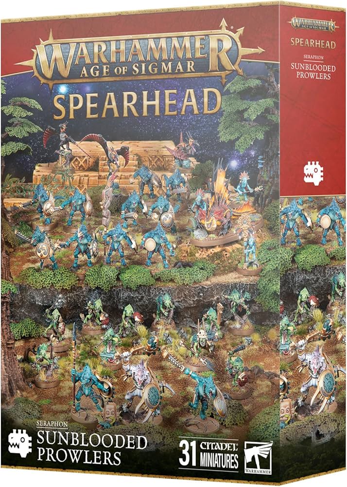 Spearhead: Seraphon – Sunblooded Prowlers