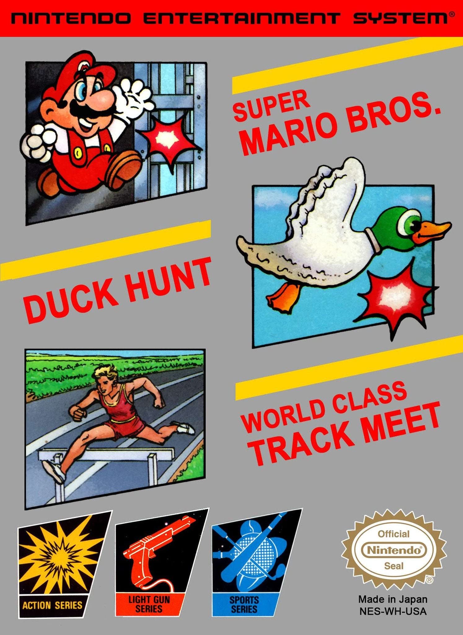 Super Mario Bros Duck Hunt World Class Track Meet [Red Overalls]