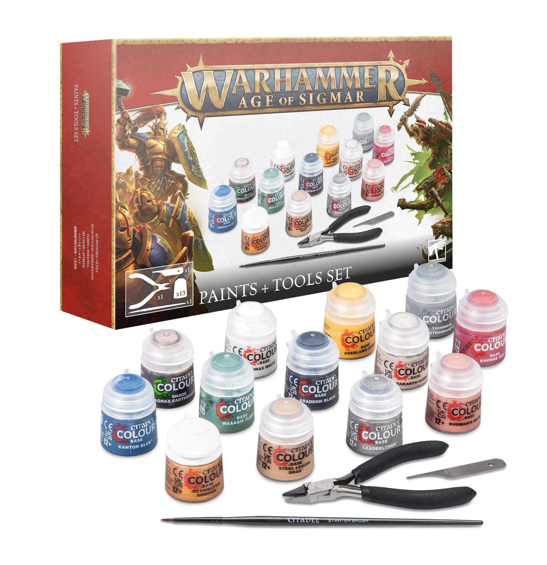 Age of Sigmar: Paints + Tool Set