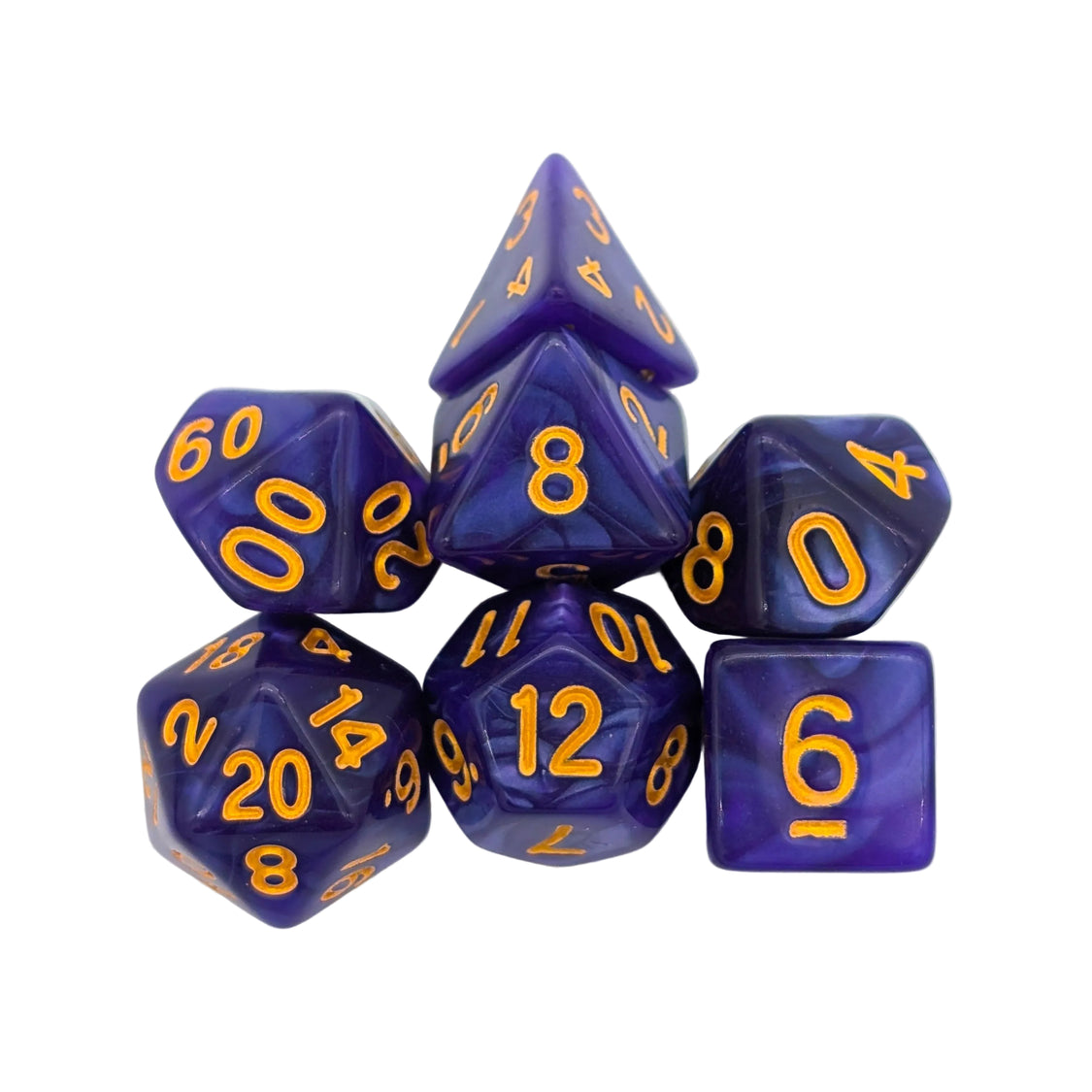 Pearl Purple Dice Set